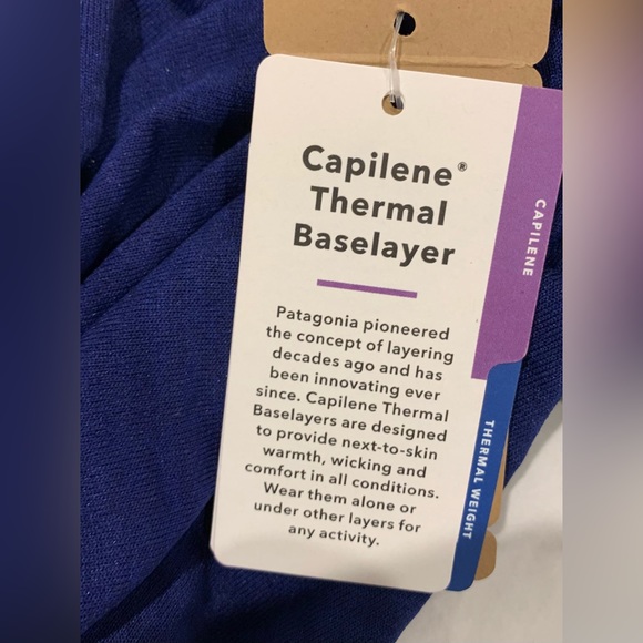 NEW TAGS PATAGONIA Capilene thermal base layer women’s size L XL - Picture 11 of 13